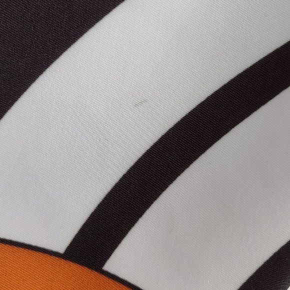 Quiksilver Cargo Side Pocket Embroidered Logo Brown Orange & White Board Shorts - Picture 10 of 11